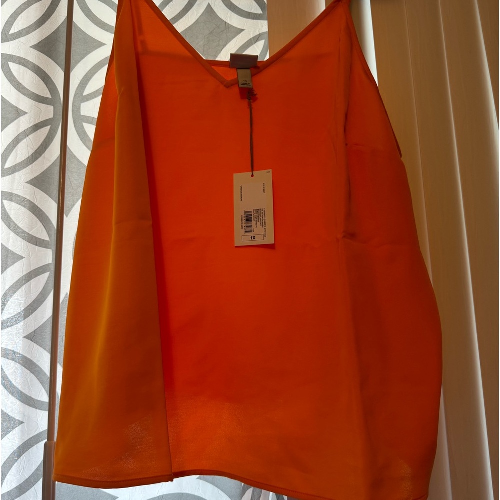 NWT a new day orange dress tank.